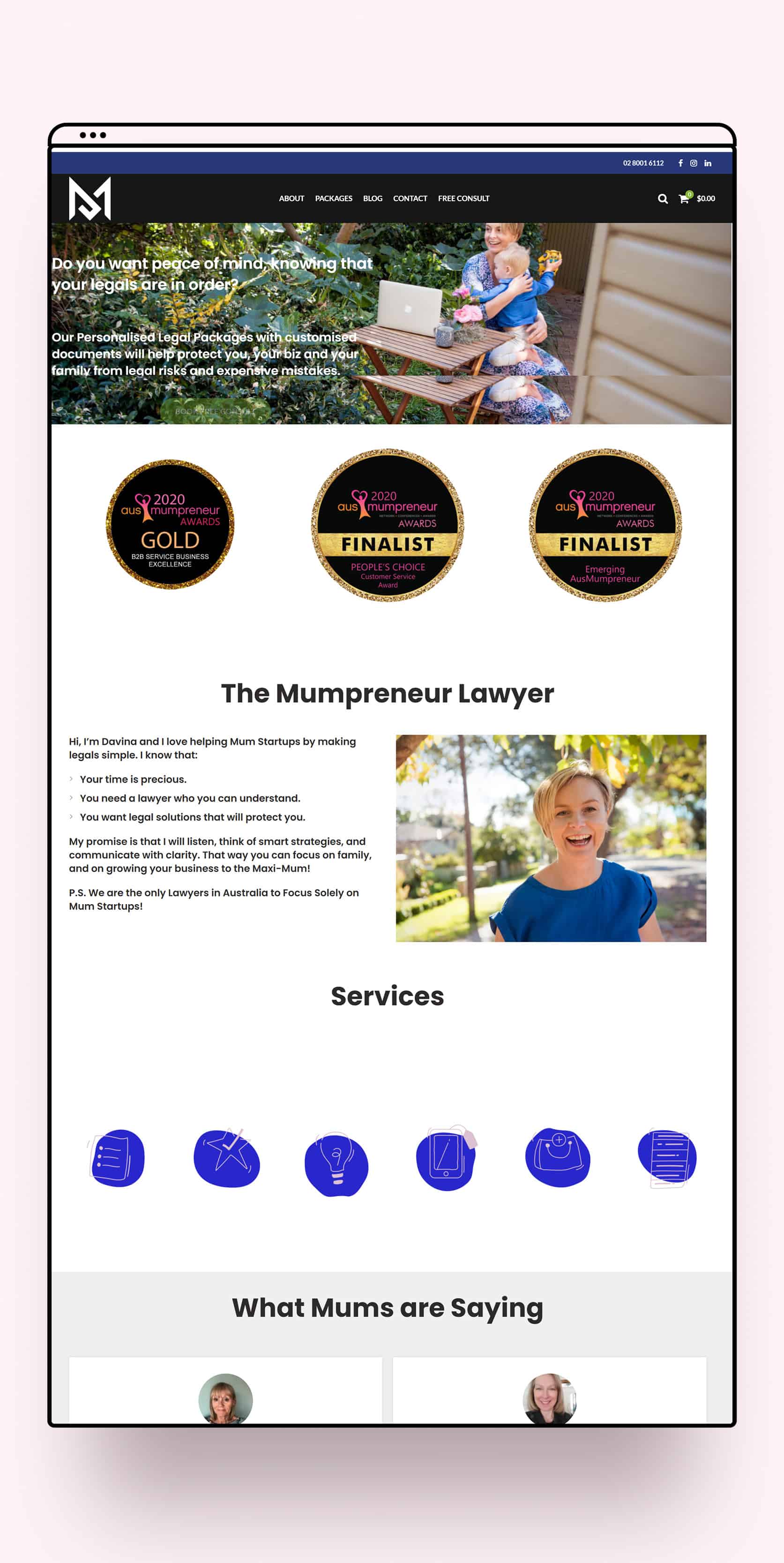mumpreneur lawyer before
