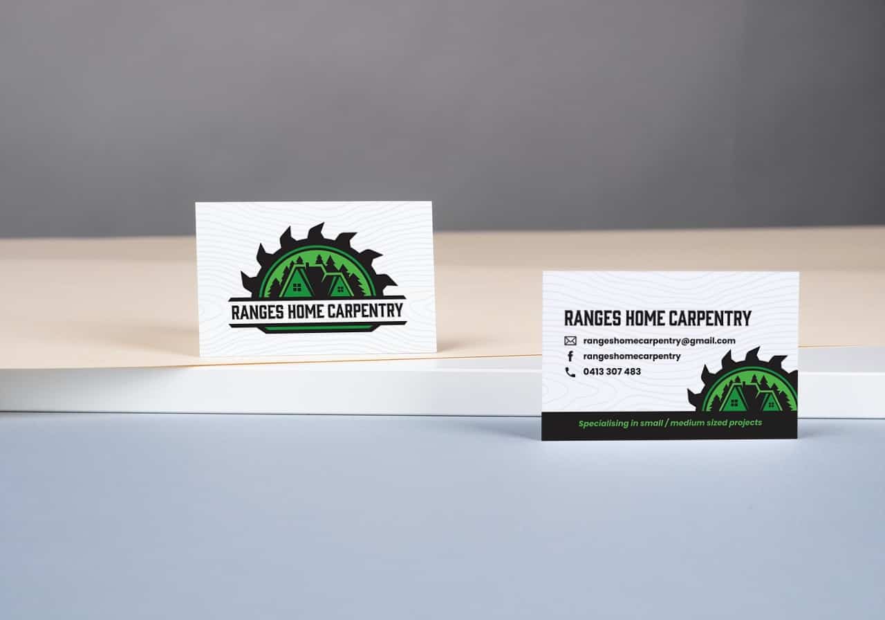 business card ranges home carpentry