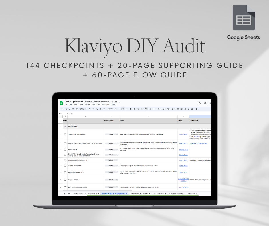 klaviyo diy audit