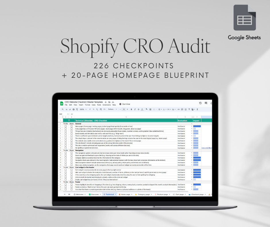 shopify cro audit