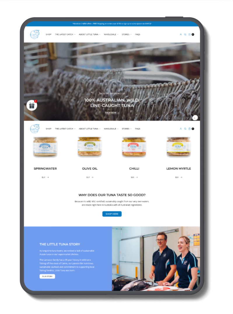 Little Tuna WordPress Shopify